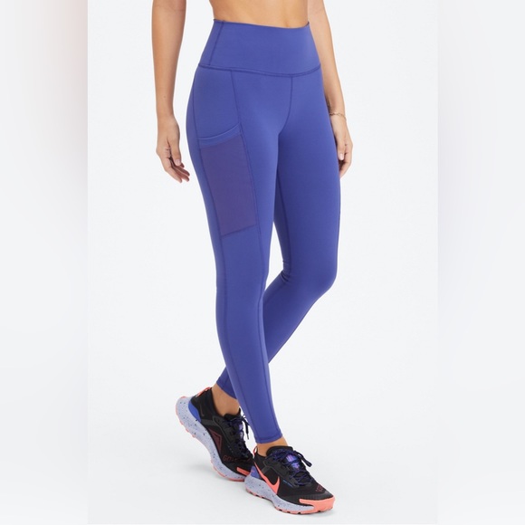 FABLETICS On the go Powerhold high waisted leggings purple tights activewear S - Picture 4 of 8